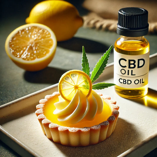 5) Tartelette citron-cannelle au CBD : Une pause zen