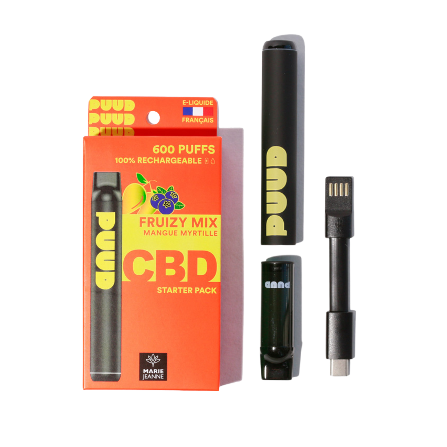 PUUD Starter - FRUIZY MIX - CBD 5% ~ PUUD MARIE JEANNE ~