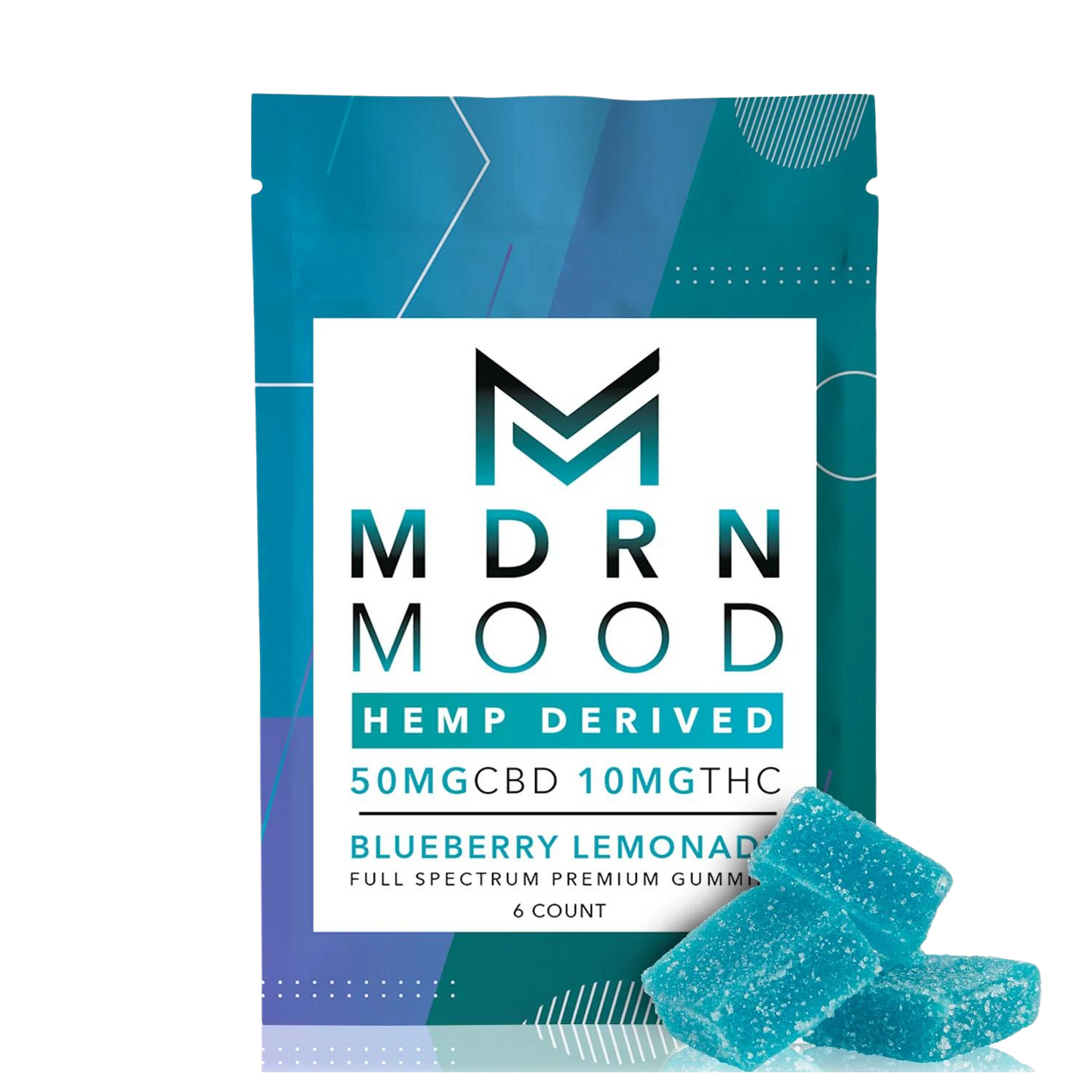 Gummies BLUEBERRY LEMONADE x6 - 50mg CBD / 10mg THC