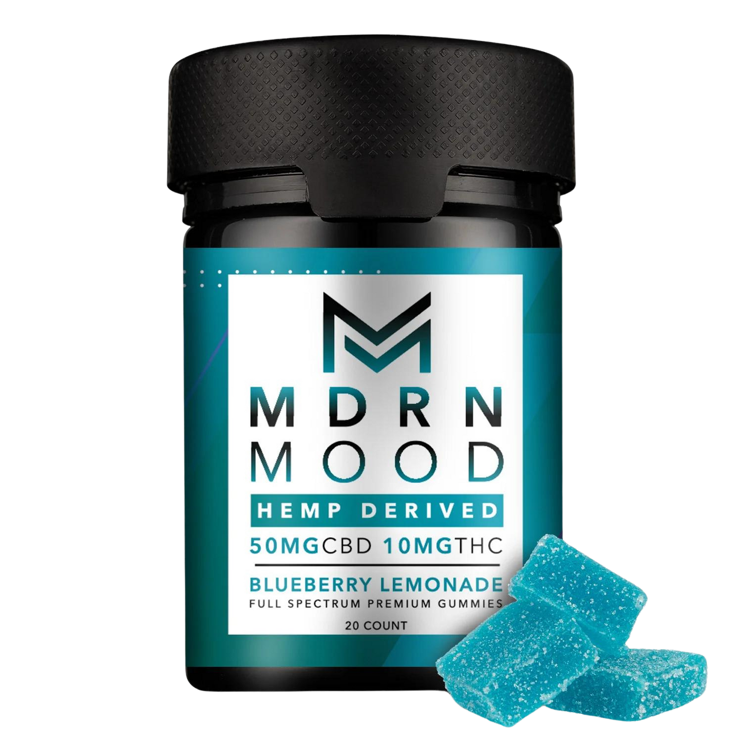 Gummies BLUEBERRY LEMONADE x20 - 50mg CBD / 10mg THC