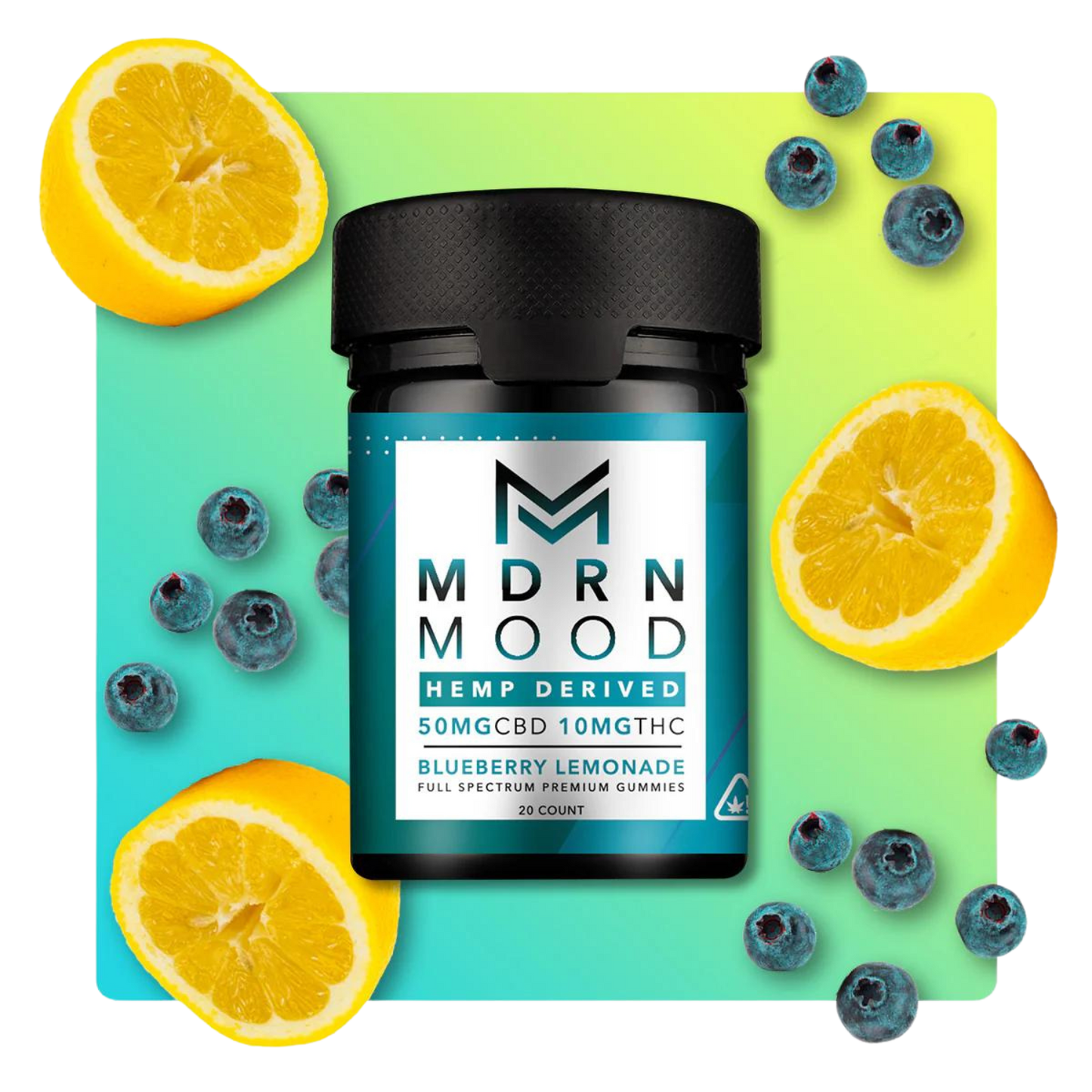 Gummies BLUEBERRY LEMONADE x20 - 50mg CBD / 10mg THC