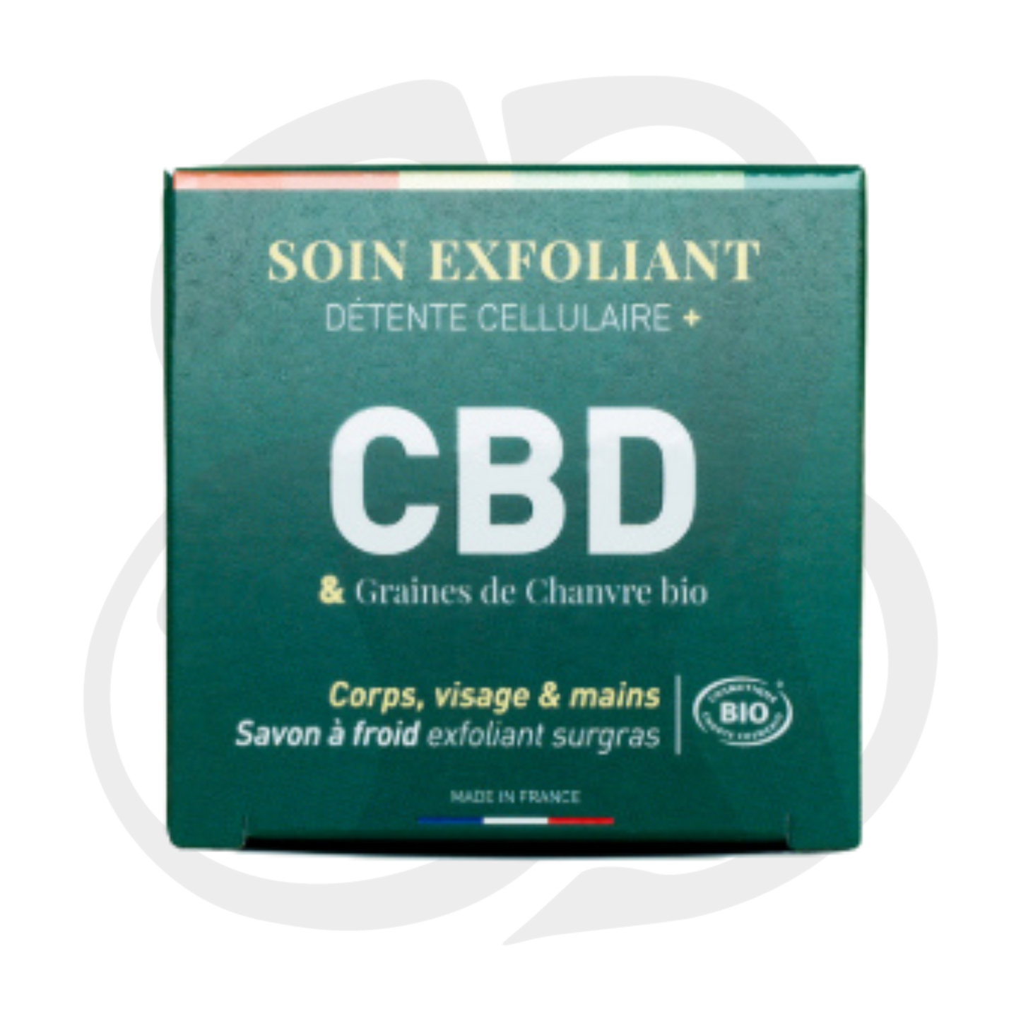 Soin Exfoliant Détente Cellulaire CBD - Savon à froid surgras - 90g