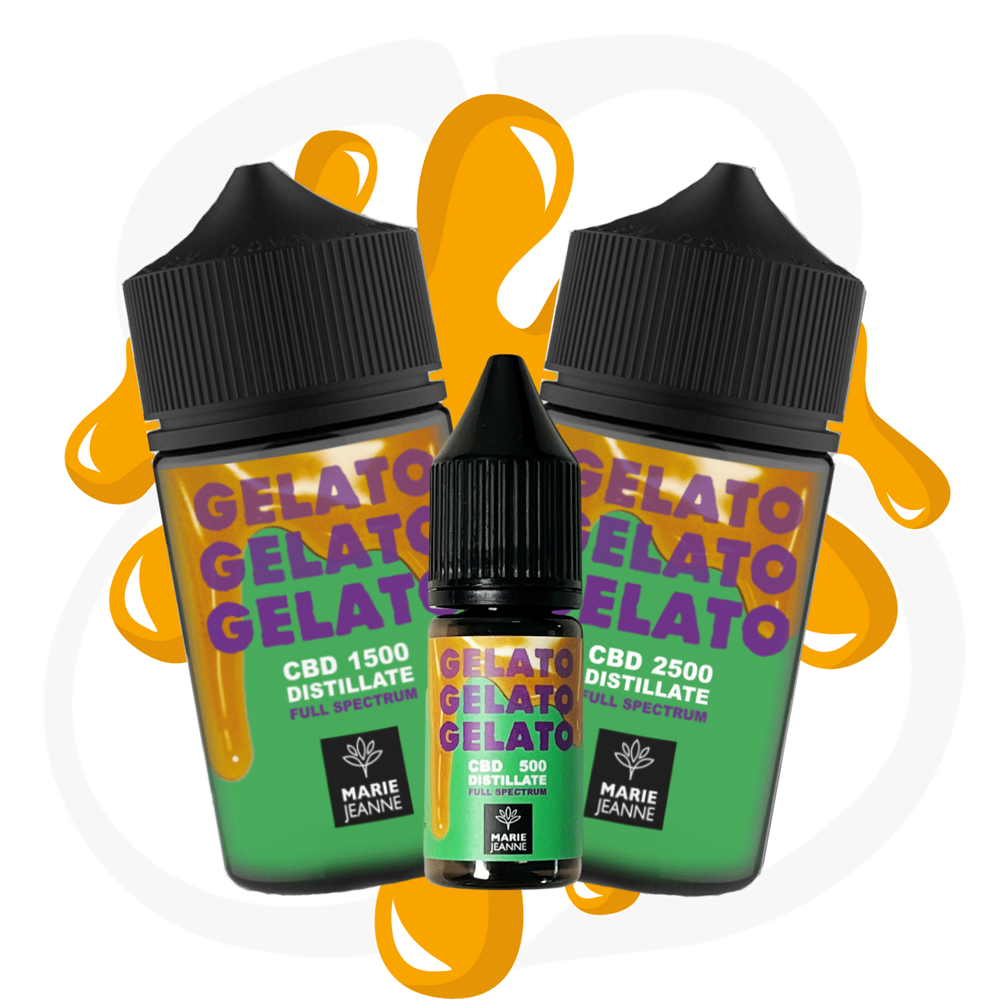 MARIE JEANNE - GELATO Wax Édition - CBD 500/1500/2500 mg