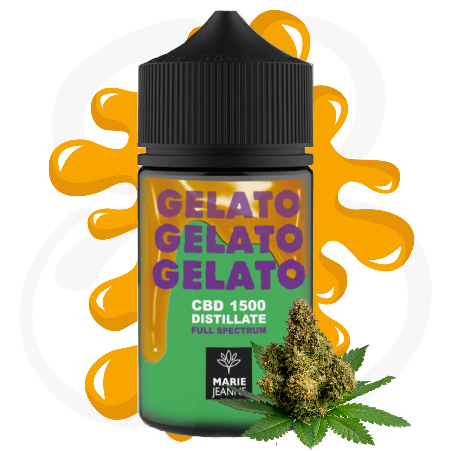 MARIE JEANNE - GELATO Wax Édition - CBD 500/1500/2500 mg
