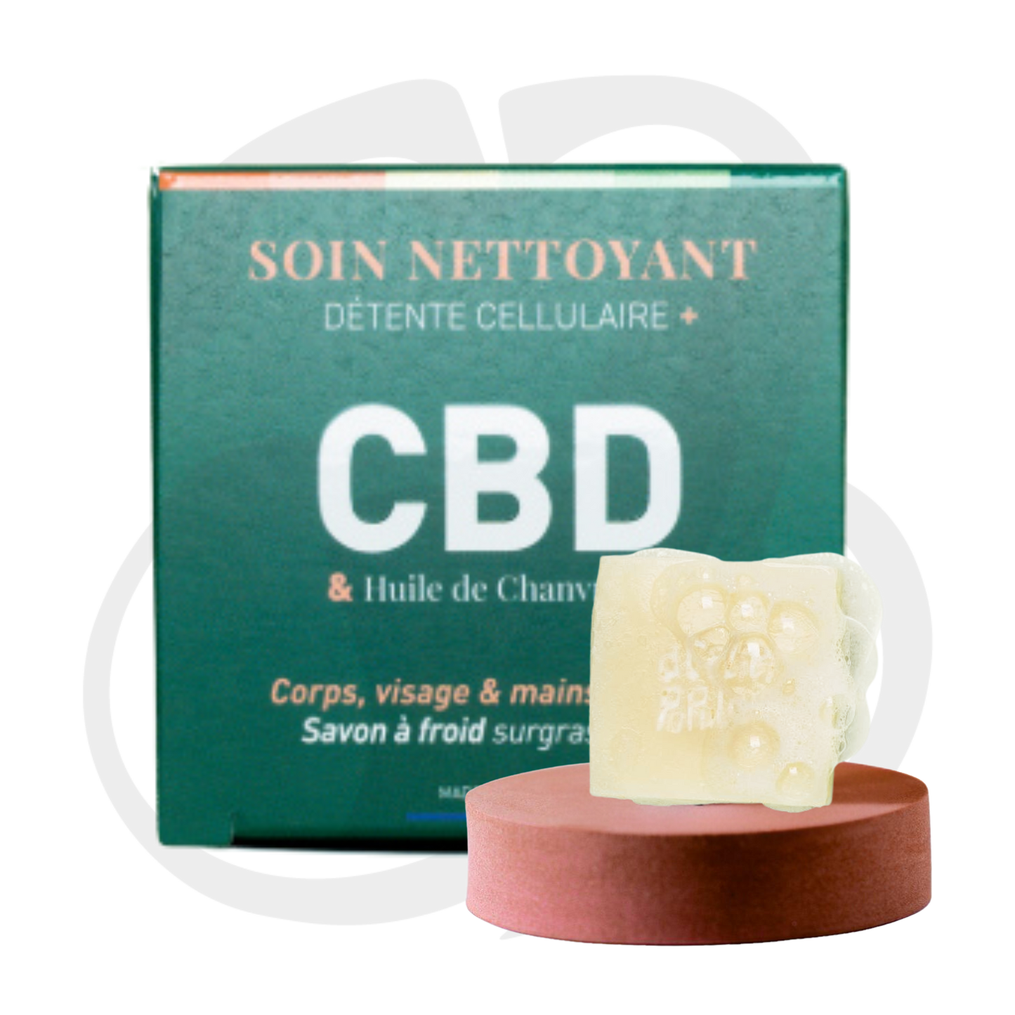 Soin Nettoyant Détente Cellulaire CBD - Savon à froid surgras - 90g
