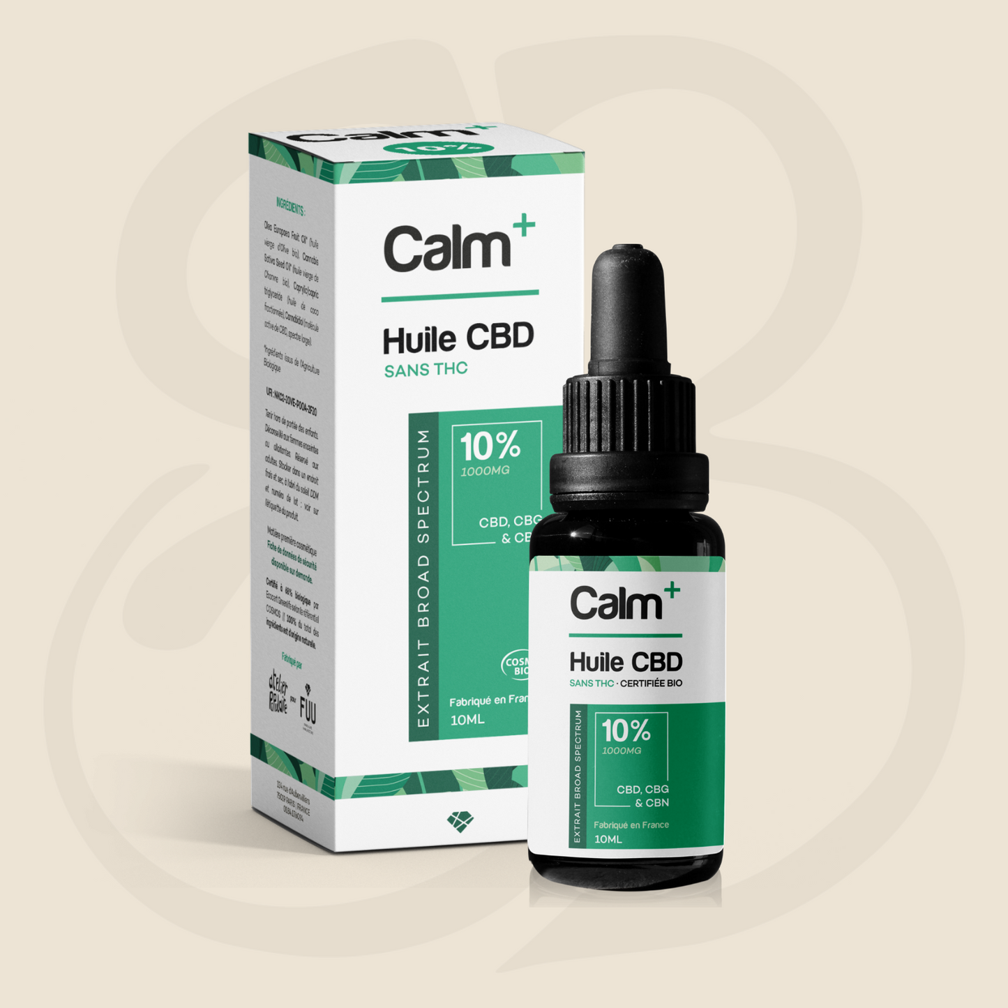 CALM+ HUILE CBD 10% / 20% / 30%