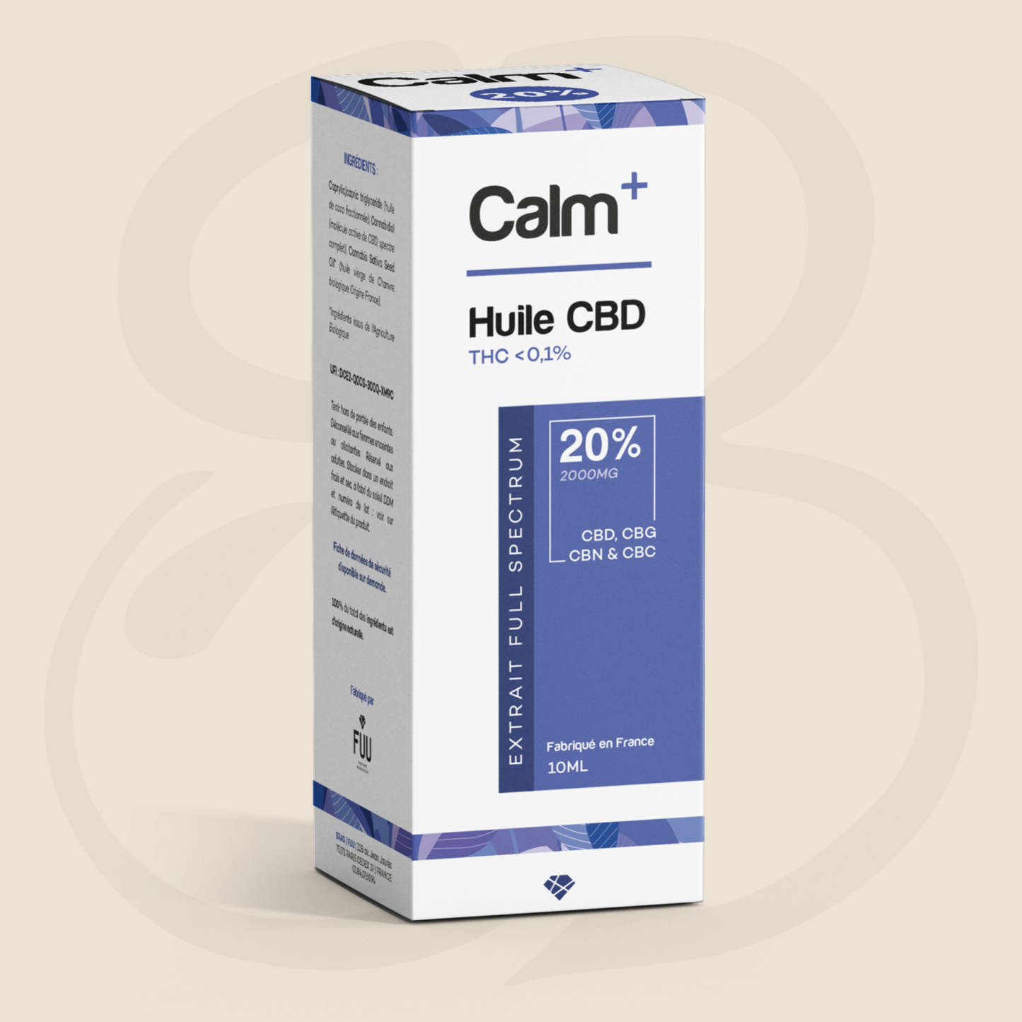 CALM+ HUILE CBD 10% / 20% / 30%