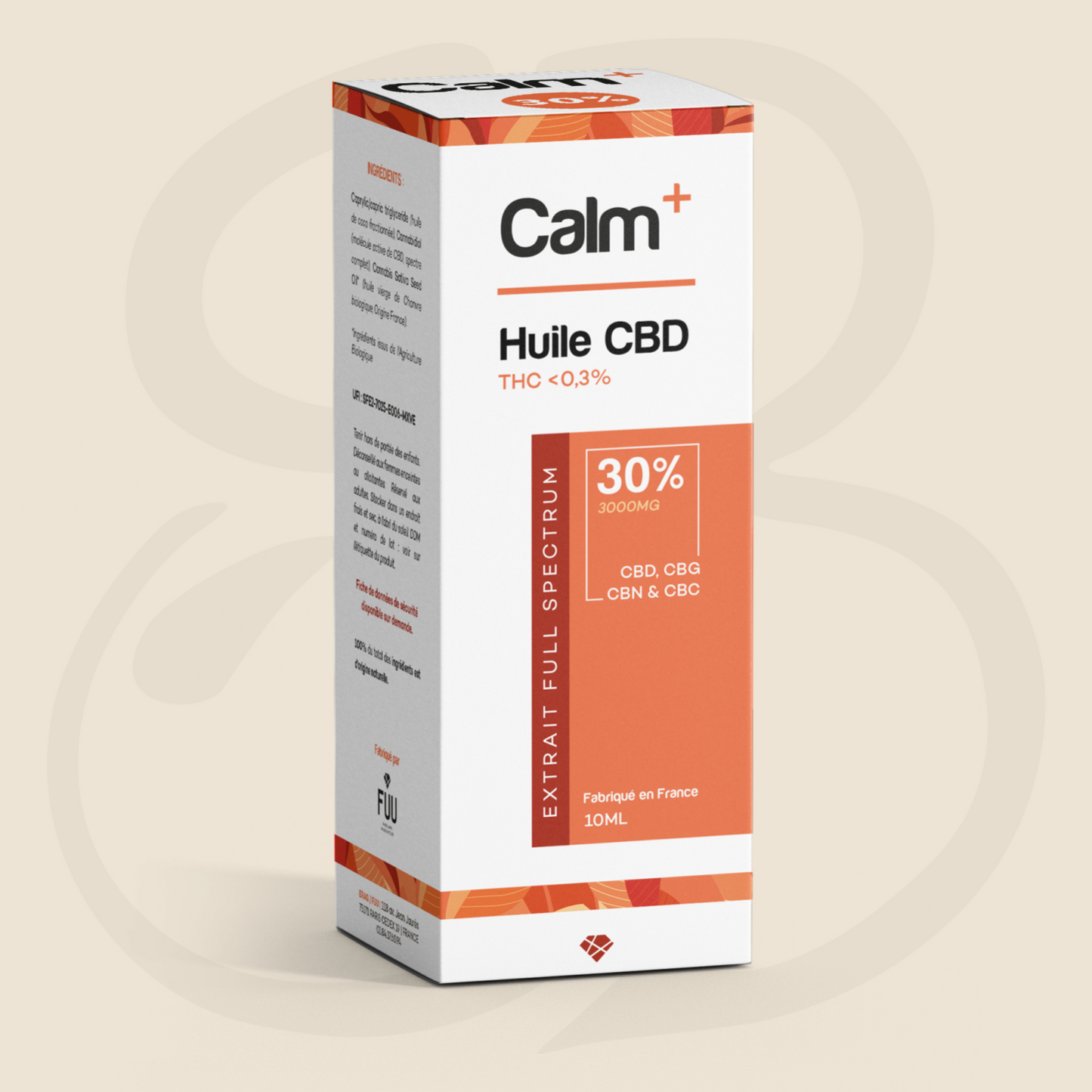 CALM+ HUILE CBD 10% / 20% / 30%