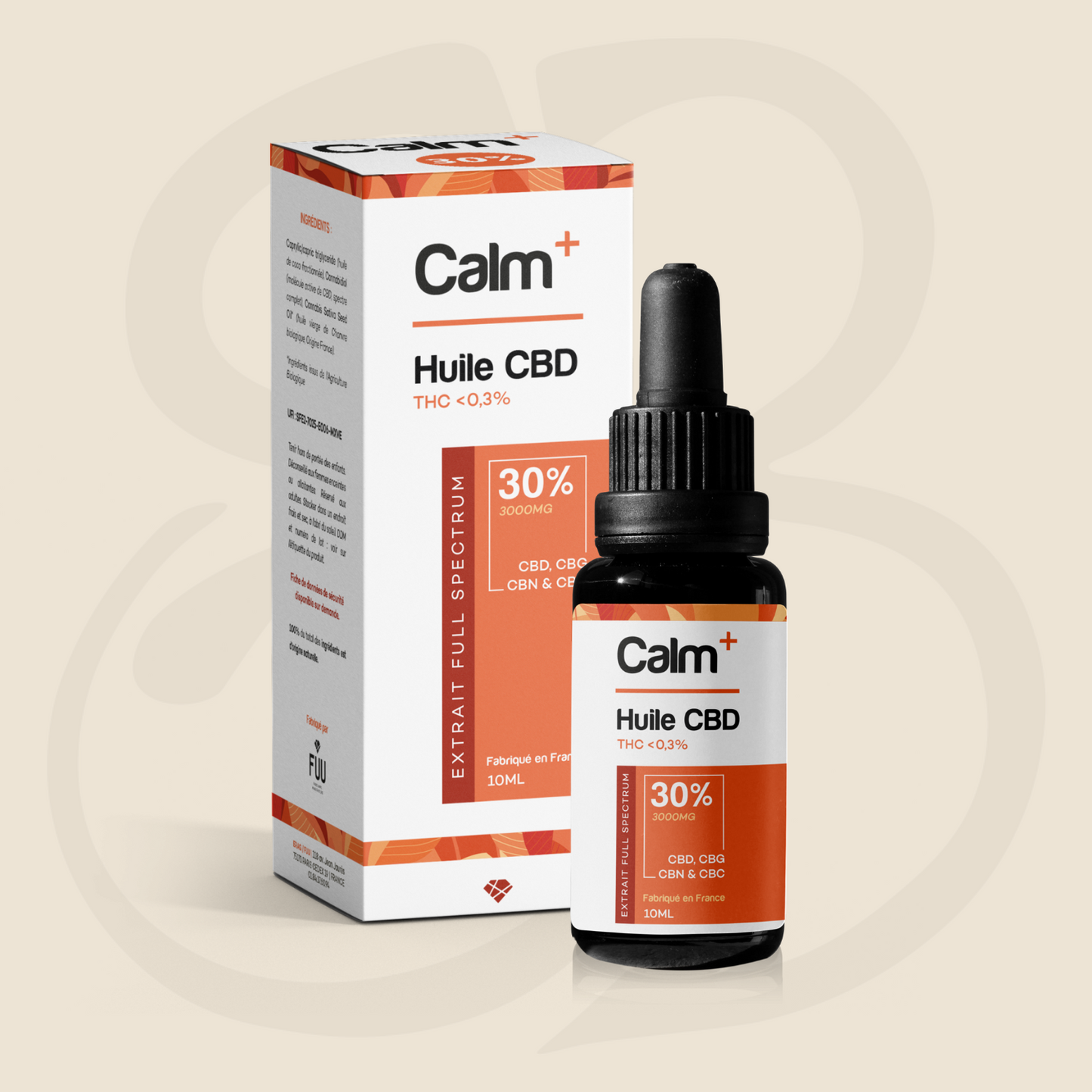 CALM+ HUILE CBD 10% / 20% / 30%