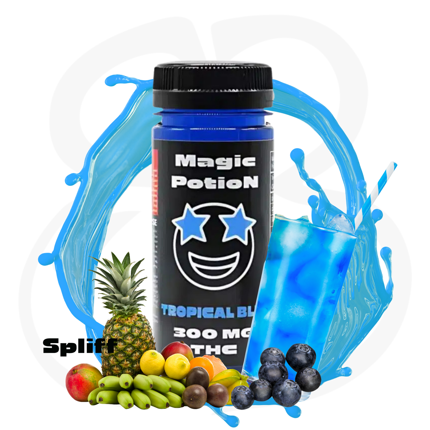 Sirops MAGIC POTION - CBD + THC – 100mg 300 mg