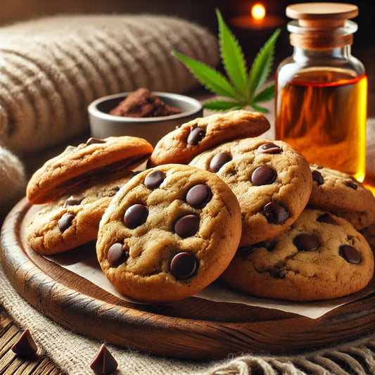 2) Cookies moelleux aux pépites de chocolat et CBD
