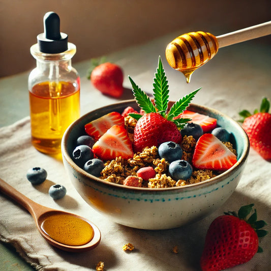 7) Granola maison au CBD : Bien-être au petit-déjeuner
