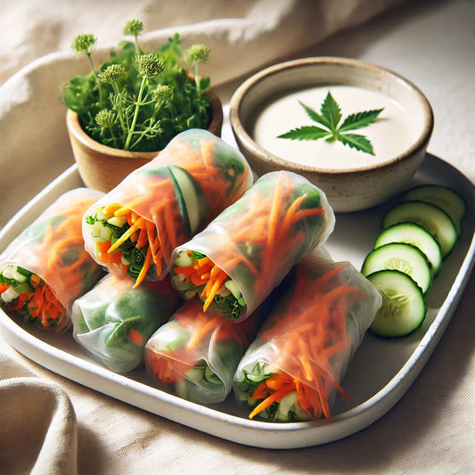 10) Rouleaux de printemps au CBD : Fraîcheur asiatique