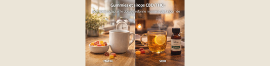 Gummies et sirops CBD/THC : comment adapter le dosage selon le moment de la journée