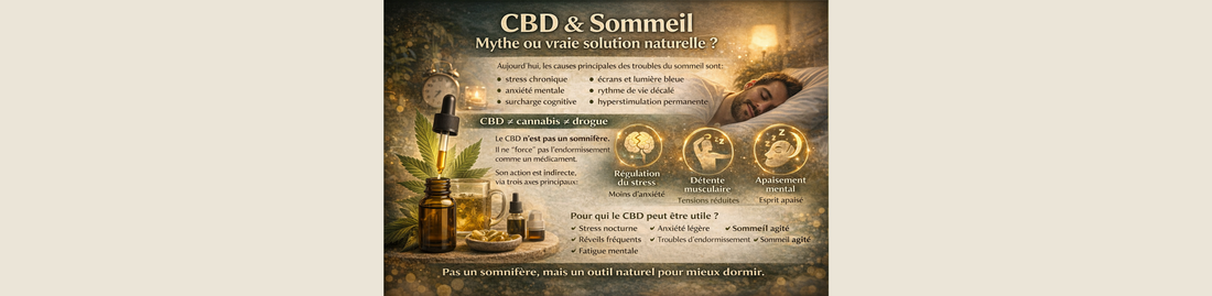 CBD & sommeil : mythe ou vraie solution naturelle ?