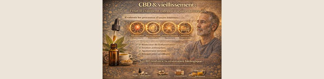 CBD & vieillissement : peut-il vraiment ralentir l’usure du corps ?