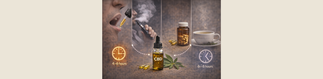 Combien de temps dure l’effet du CBD ? Tout dépend de la forme et du dosage