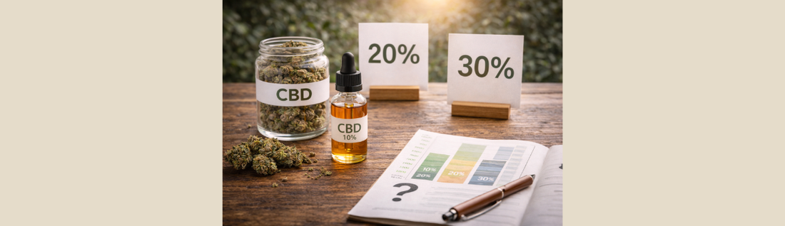 Pourcentage de CBD : ce que signifient vraiment les taux affichés