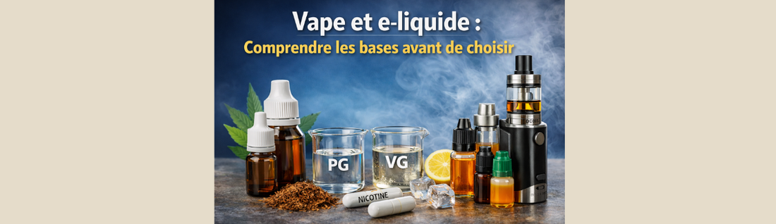 Vape et e-liquide : comprendre les bases avant de choisir
