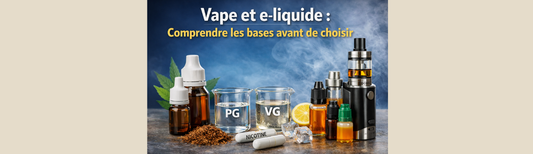 Vape et e-liquide : comprendre les bases avant de choisir