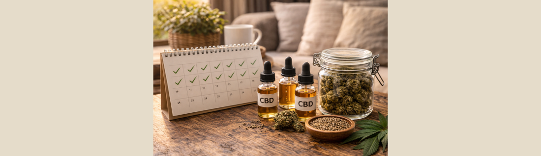 CBD et régularité : pourquoi la constance compte plus que la quantité