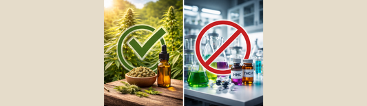 CBD naturel vs molécules de synthèse : comprendre la différence avant de consommer