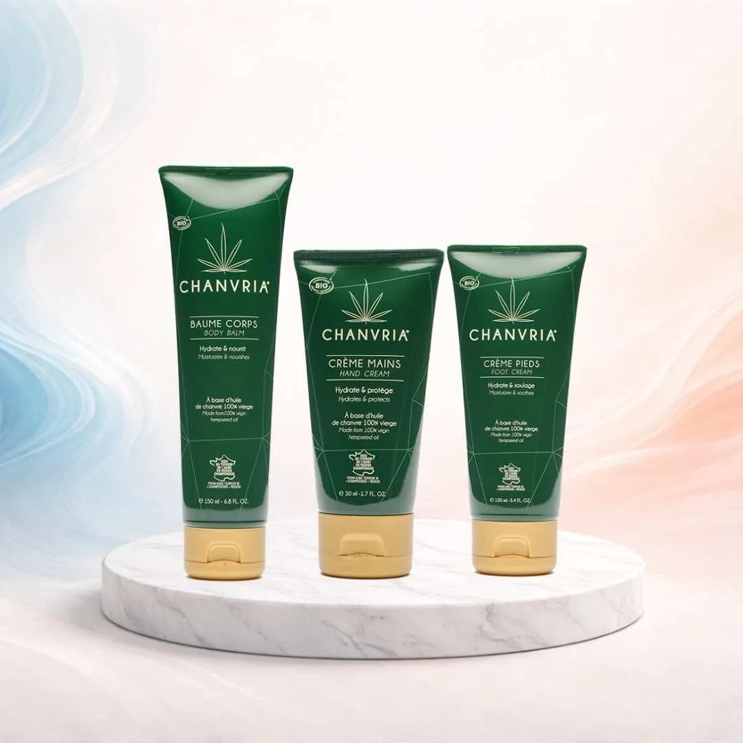 rituel de soin corps naturel au chanvre hydratation