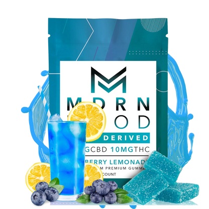 Gummies BLUEBERRY LEMONADE x6 - 50mg CBD / 10mg THC