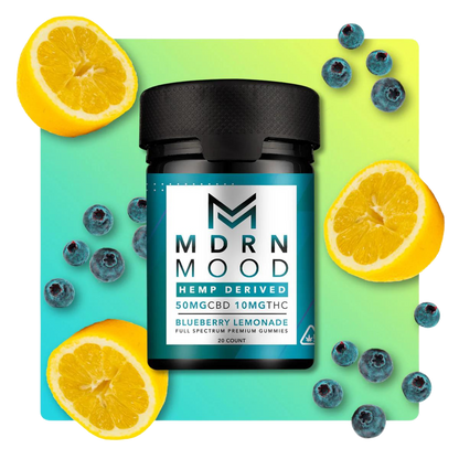 Gummies BLUEBERRY LEMONADE x20 - 50mg CBD / 10mg THC