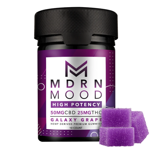 Gummies GALAXY GRAPE x10 - 50mg CBD / 25mg THC