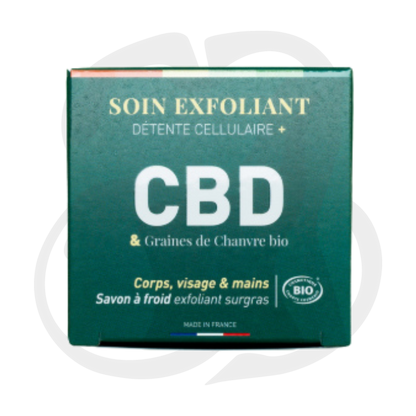 Soin Exfoliant Détente Cellulaire CBD - Savon à froid surgras - 90g