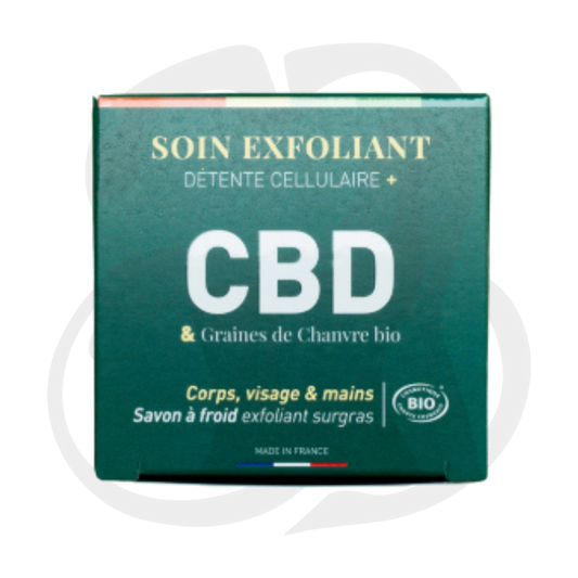 Soin Exfoliant Détente Cellulaire CBD - Savon à froid surgras - 90g