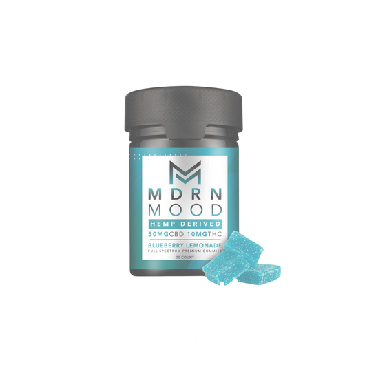 Mes P’tits Cubes – Blueberry Lemonade x20 (50mg CBD / 10mg THC) – Anciennement MDRN MOOD / HAPPY MOOD