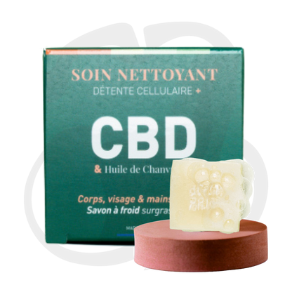 Soin Nettoyant Détente Cellulaire CBD - Savon à froid surgras - 90g
