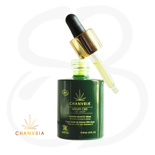 Sérum Hydratant Visage - 30ml - avec ou sans CBD | Chanvre Bio – Certifiées COSMOS ORGANIC
