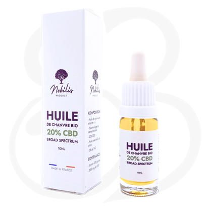 NOBILIS HUILE CBD 10% / 20% BROAD SPECTRUM (sans THC)