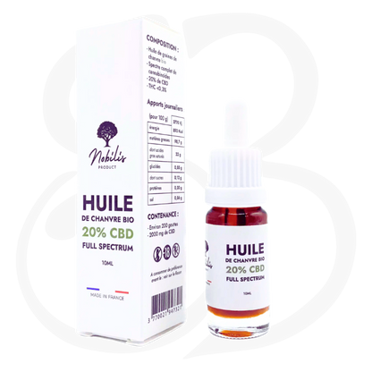 NOBILIS HUILE CBD 10% / 20% / 30% FULL SPECTRUM