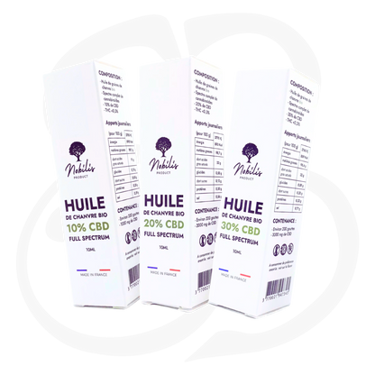 NOBILIS HUILE CBD 10% / 20% / 30% FULL SPECTRUM