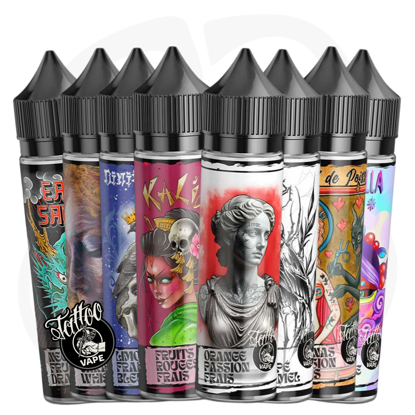 TATOO VAPE 50ml - L’art du goût, signé par les maîtres du tatouage