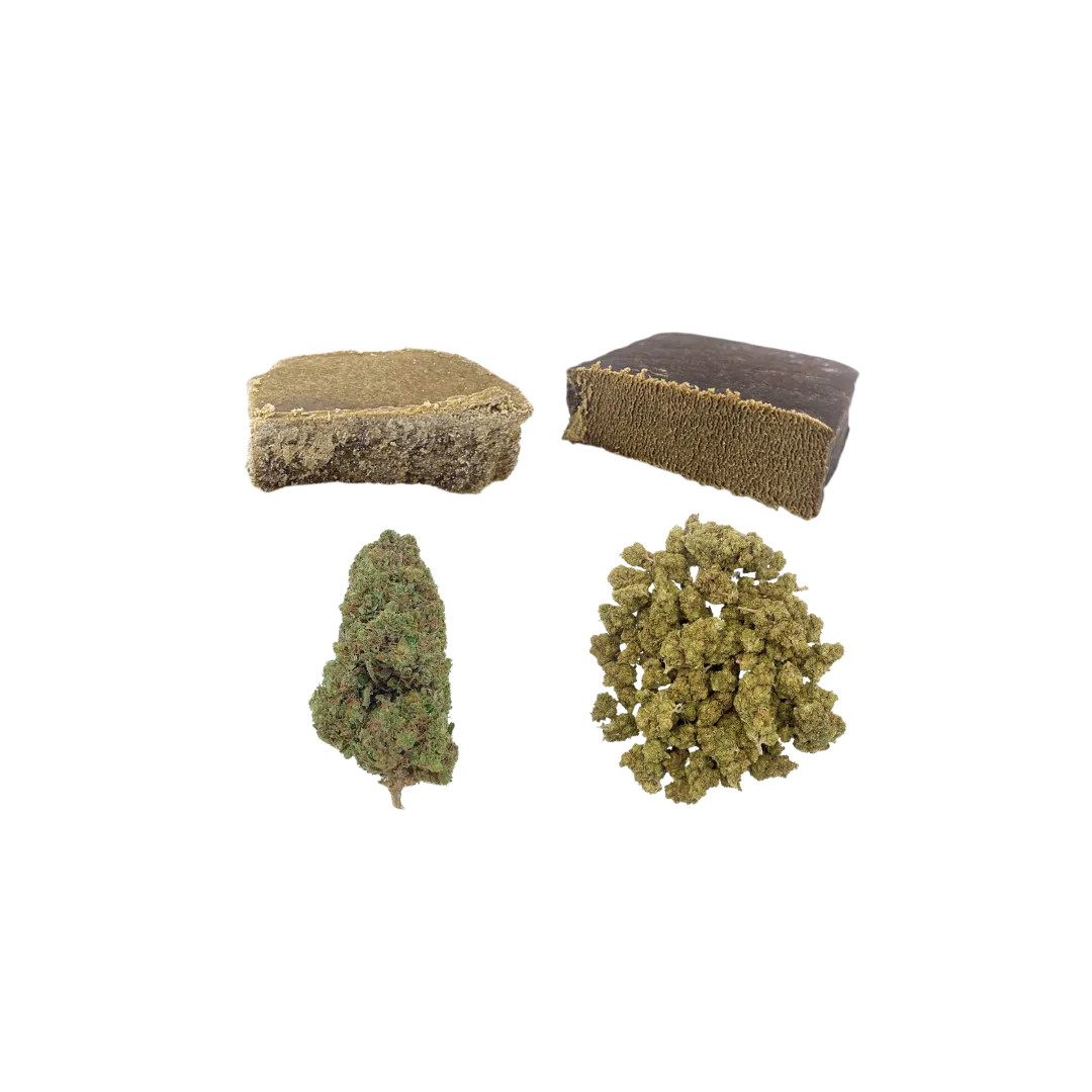 Coffret Exploration Mixte CBD SaBulle avec 3 g de Biscotti, 3 g de Limoncello, 3 g de Golden et 3 g de 3X Filtré