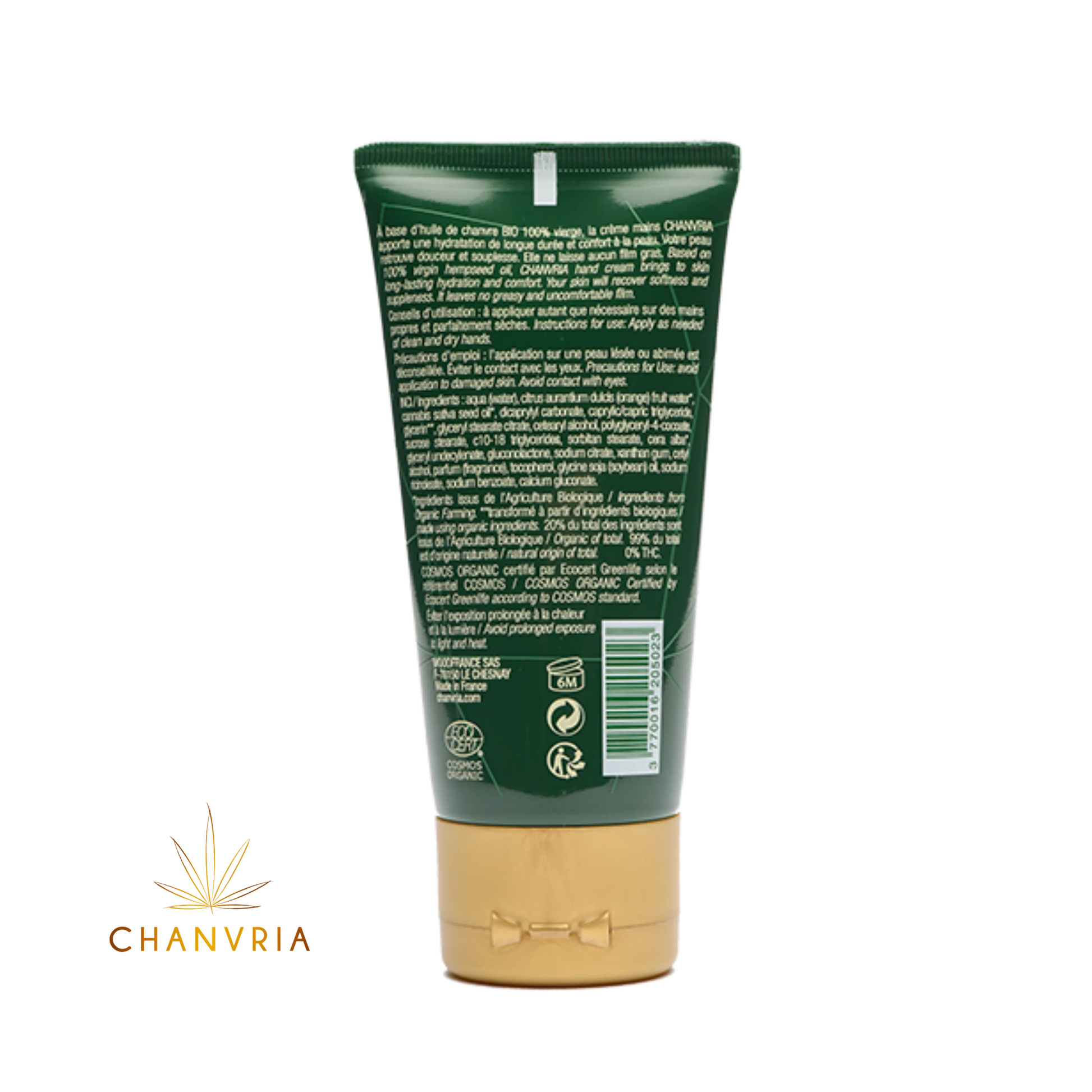 Crème Mains Chanvre Bio – Hydratation & Protection | 50 ml - Rituel - SaBulle
