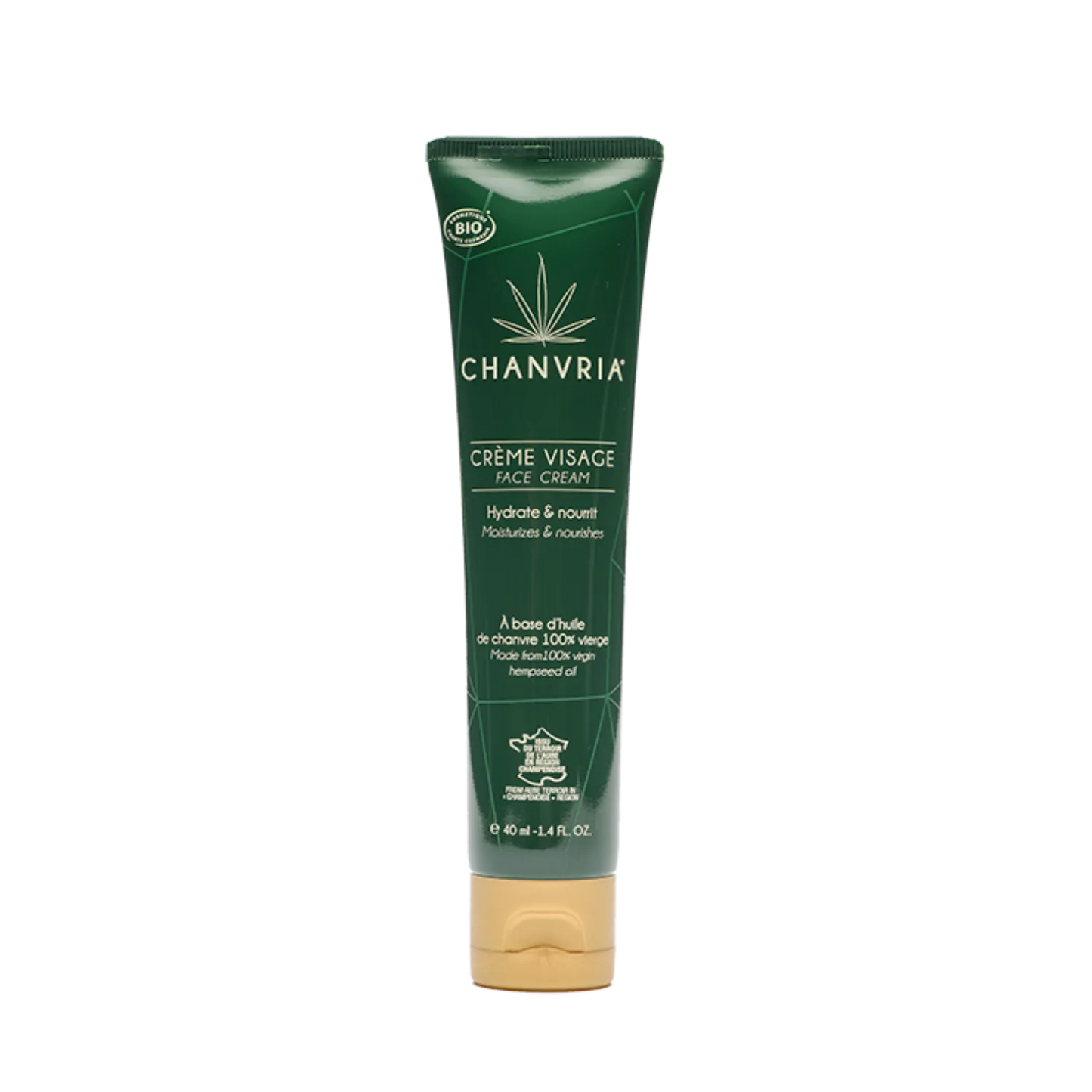 Crème Visage Chanvre Bio – Hydratante & Éclat | 40 ml - Rituel - SaBulle