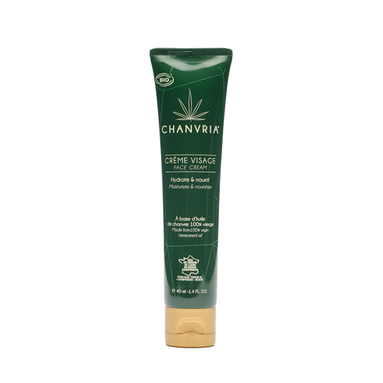 Crème Visage Chanvre Bio – Hydratante & Éclat | 40 ml - Rituel - SaBulle