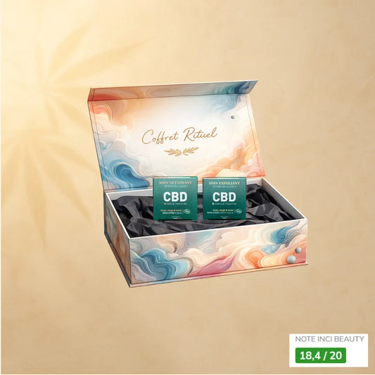 Coffret Savons Chanvre Bio & CBD – Nettoyant & Exfoliant - Rituel - SaBulle