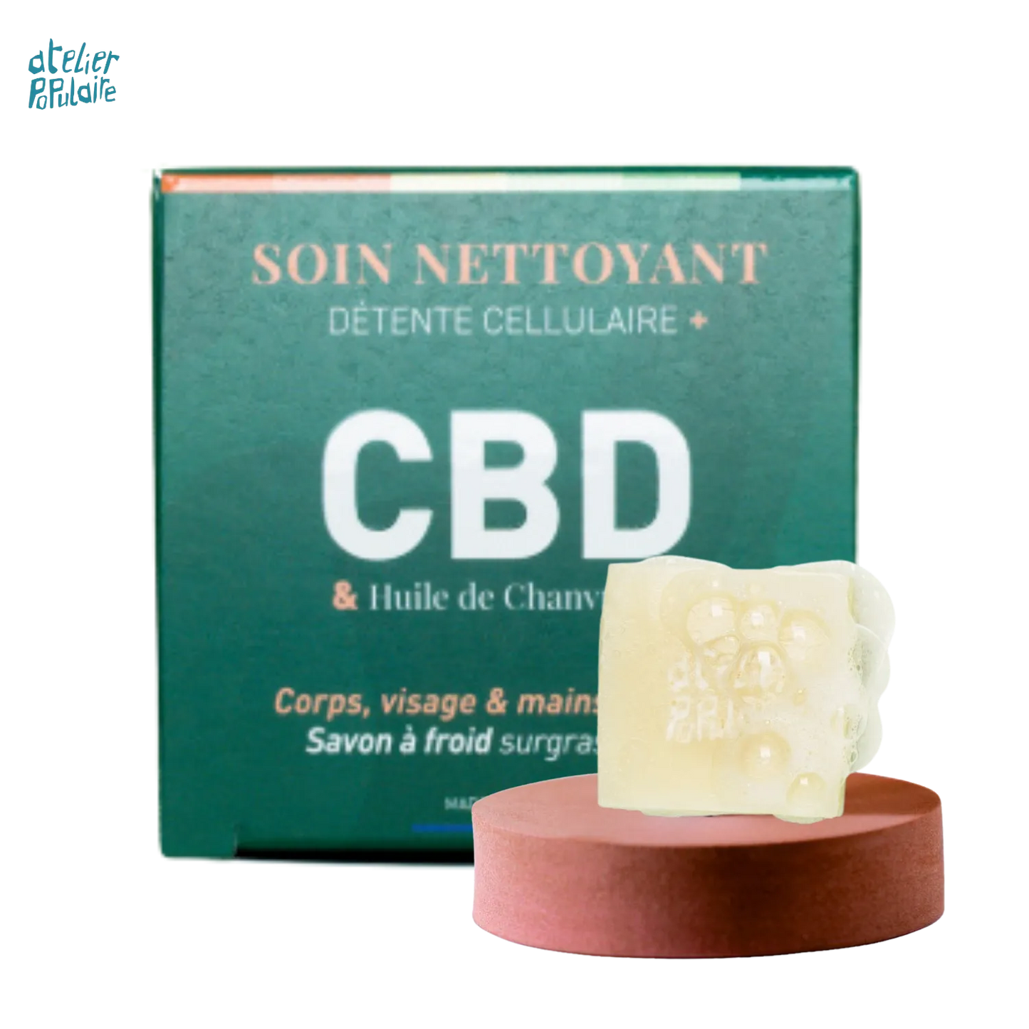 Savon Surgras CBD – Nettoyage Doux Apaisant | 90 g - Rituel - SaBulle