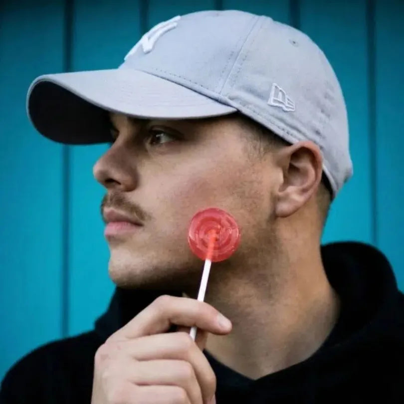 Sucette THC PUFFY Bubble Gum vue detail