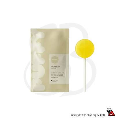 Packaging de la sucette THC PUFFY Meringue